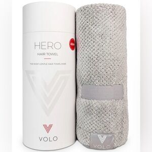 VOLO Hero Hair Towel in Luna Gray